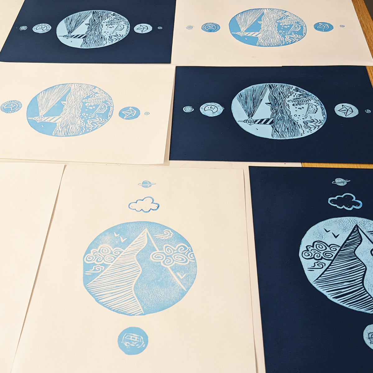 Cloudy day at the summit