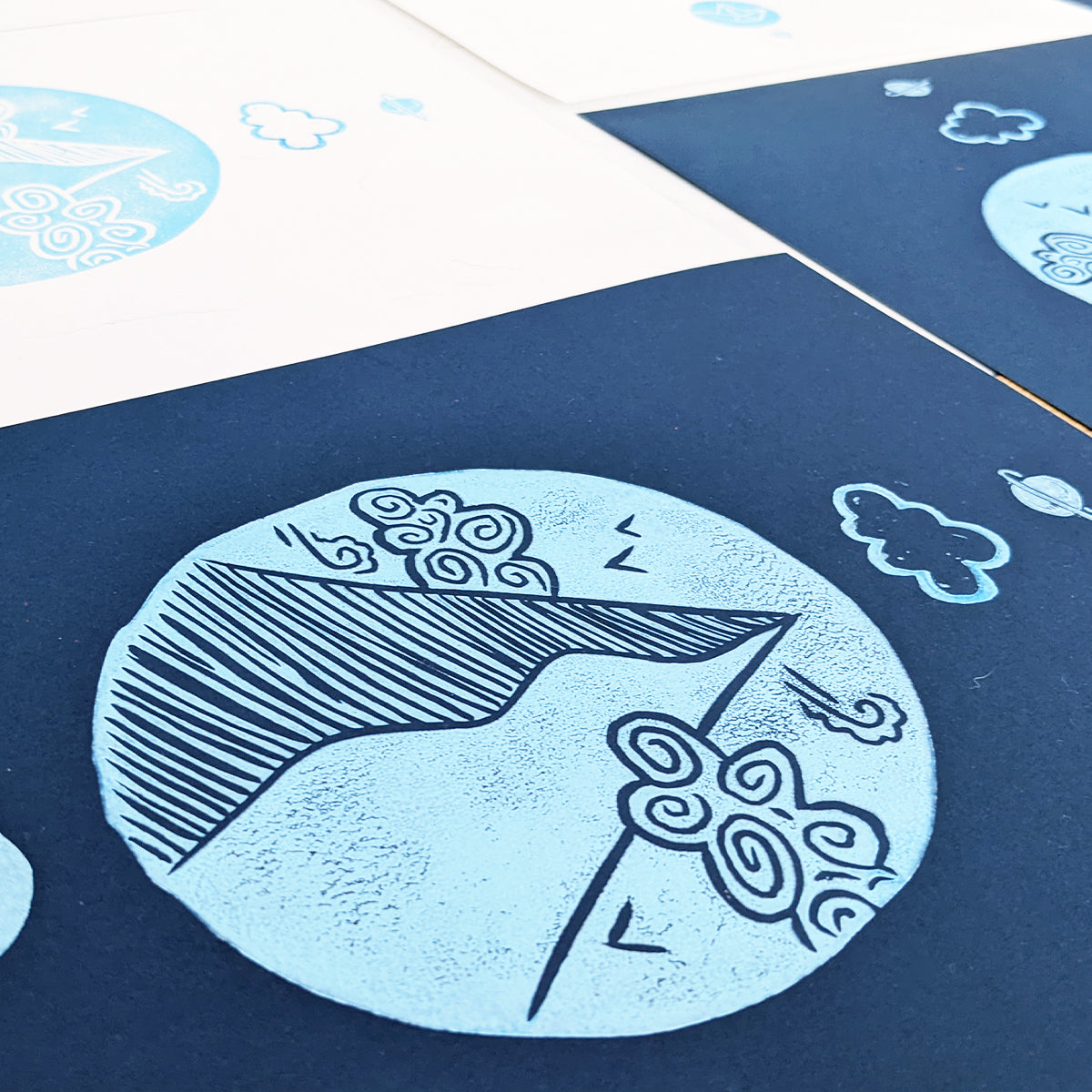 Cloudy day at the summit