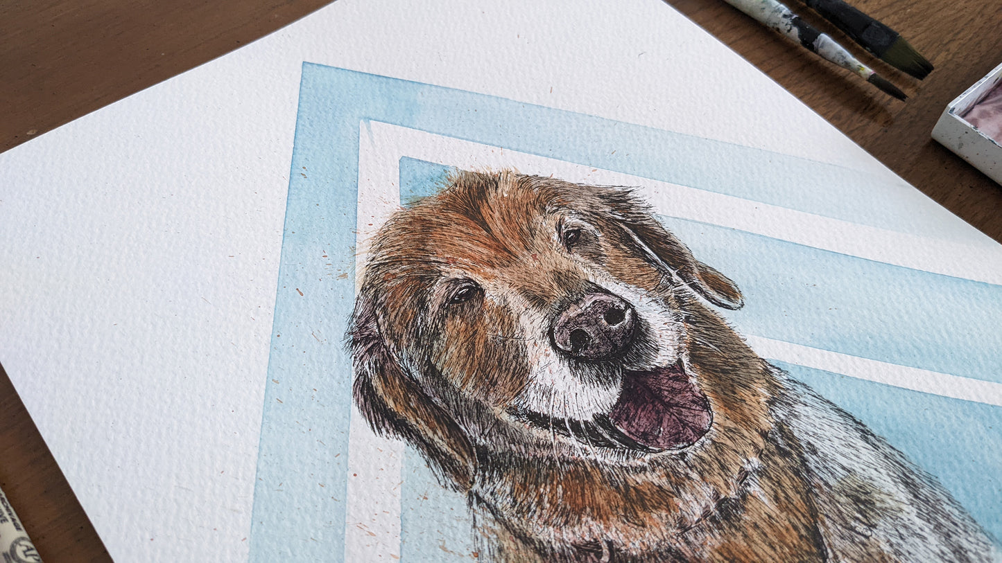 Custom animal portrait