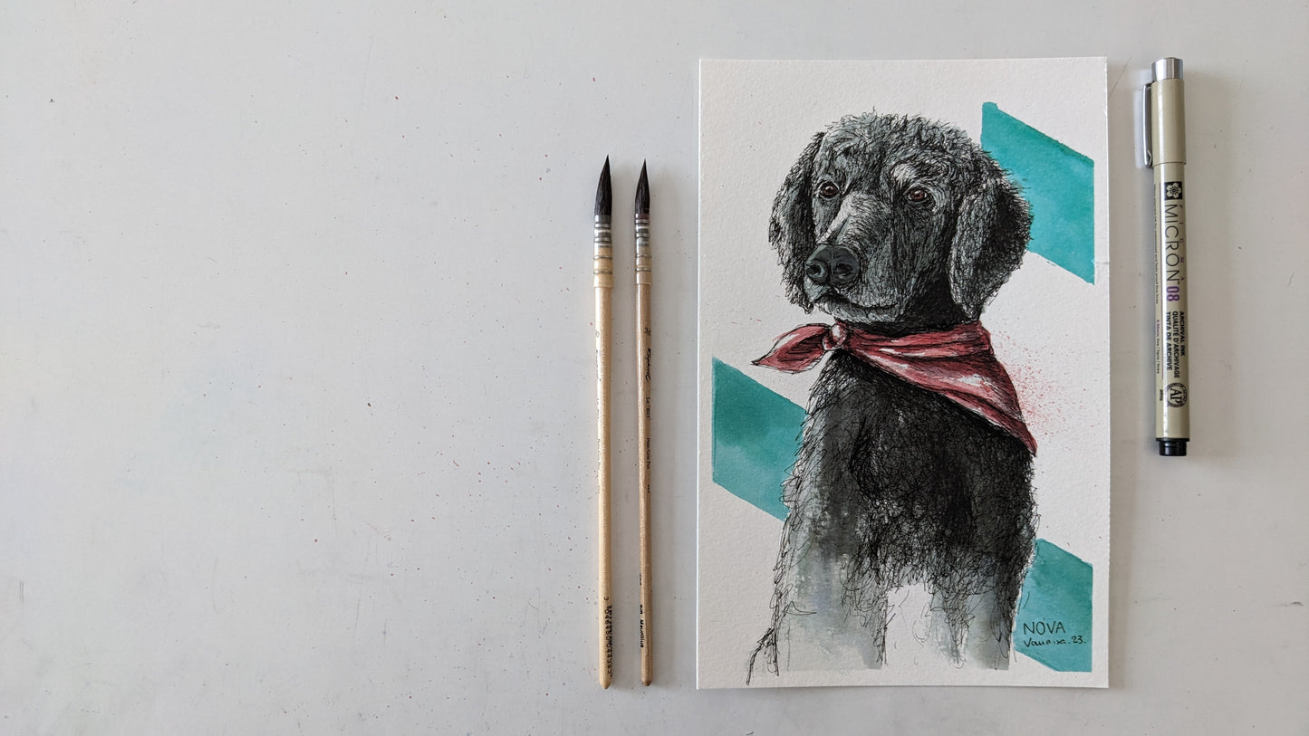 Custom animal portrait