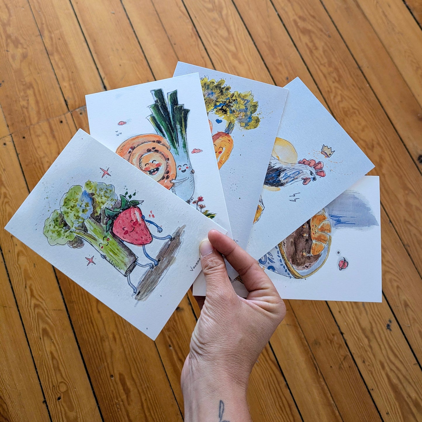 PRINTS happy veggies