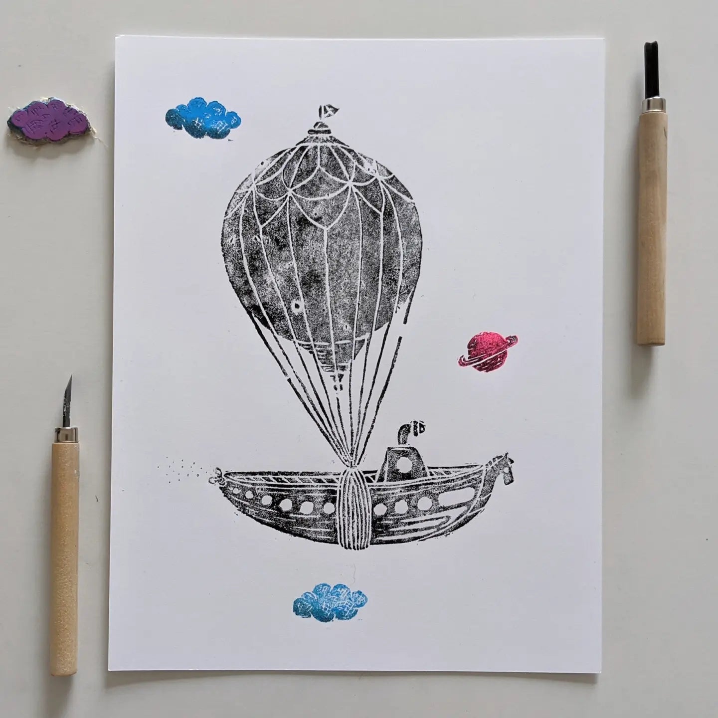 Air balloon ship