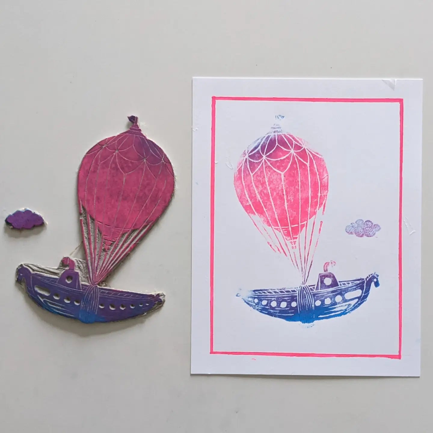 Air balloon ship