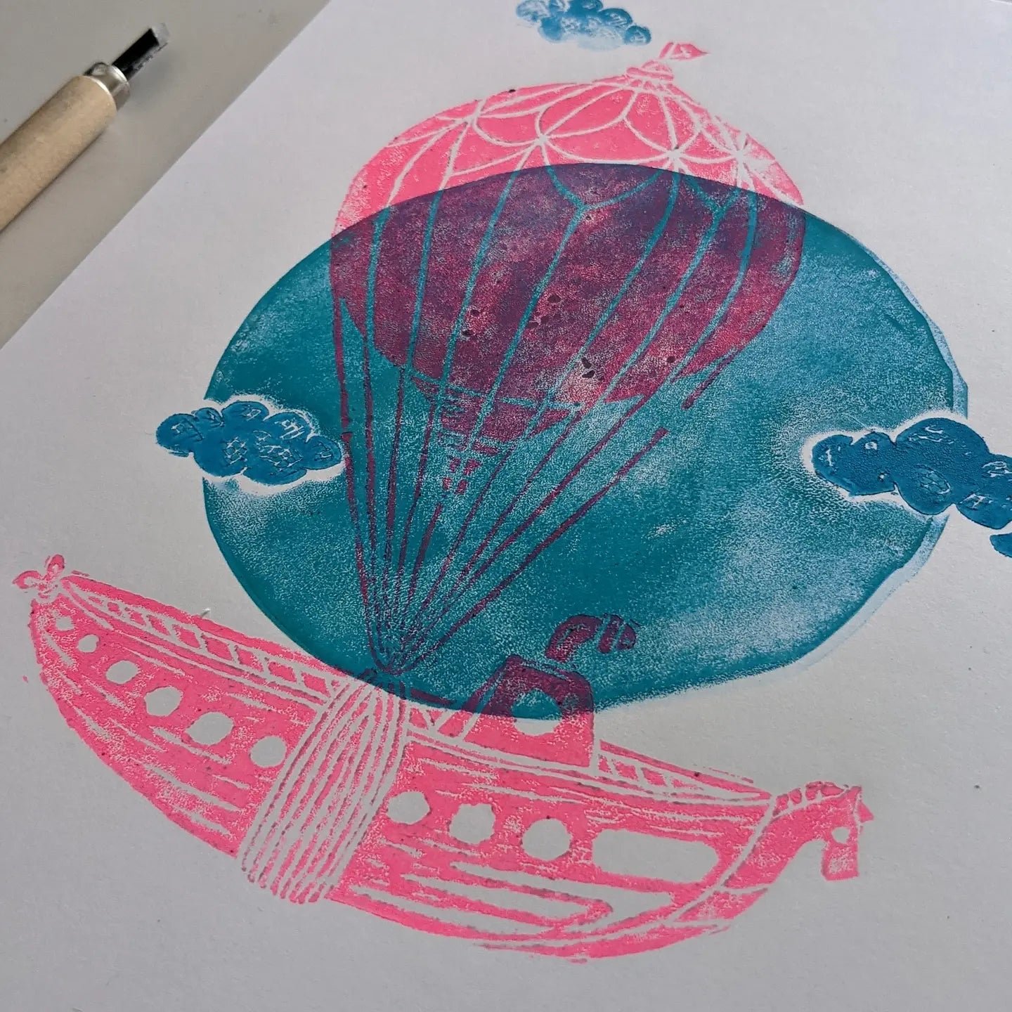 Air balloon ship